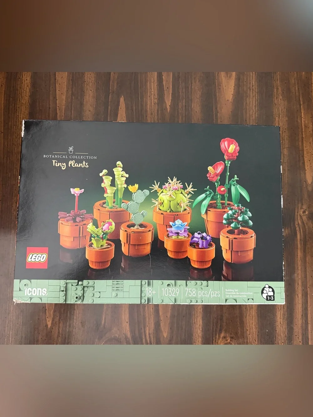 Lego Botanical Collection Tiny Plants - Green, Orange, Pink, Purple, Yellow